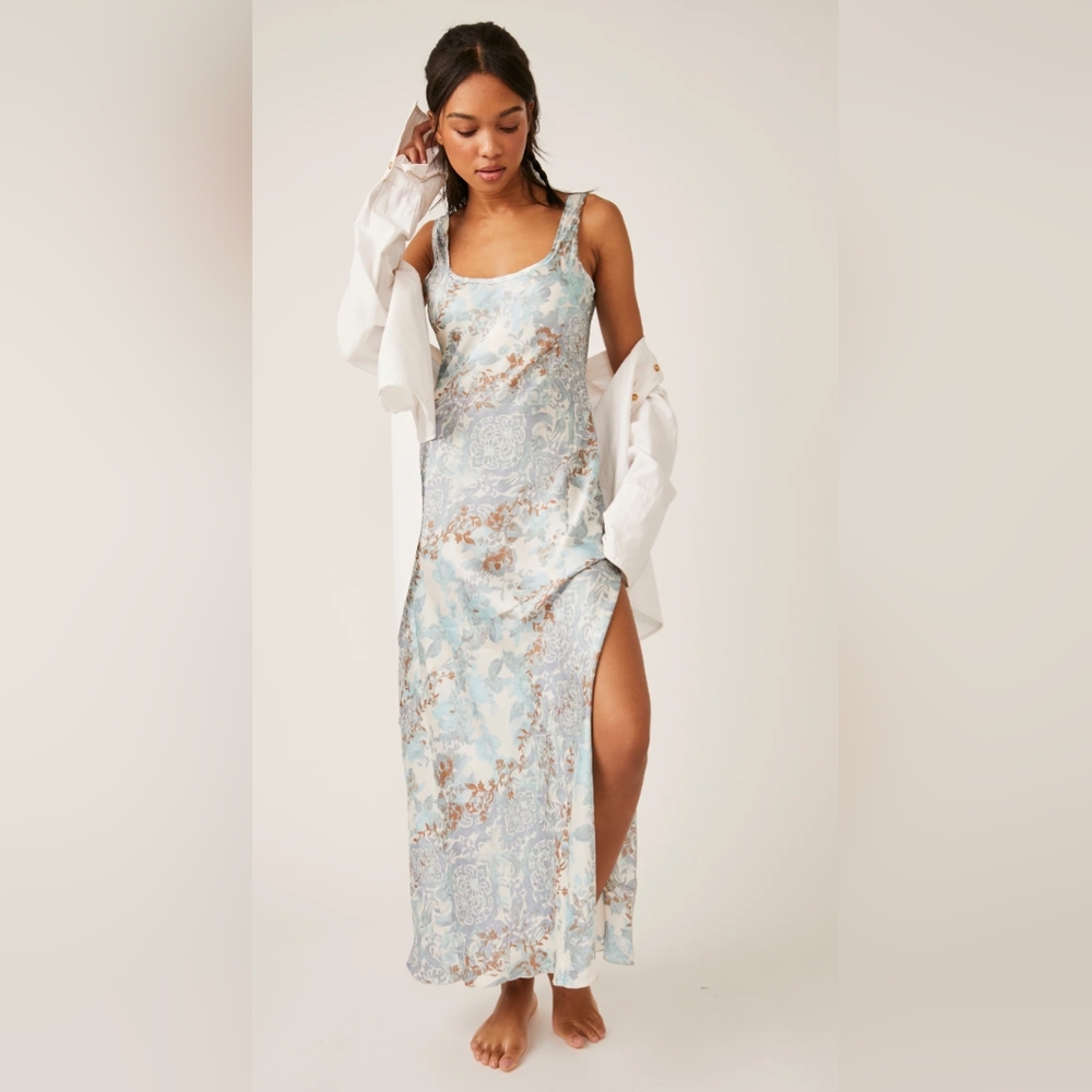 Free People Worth the Wait Bias Cut Slip Dress XS - Picture 4 of 14
